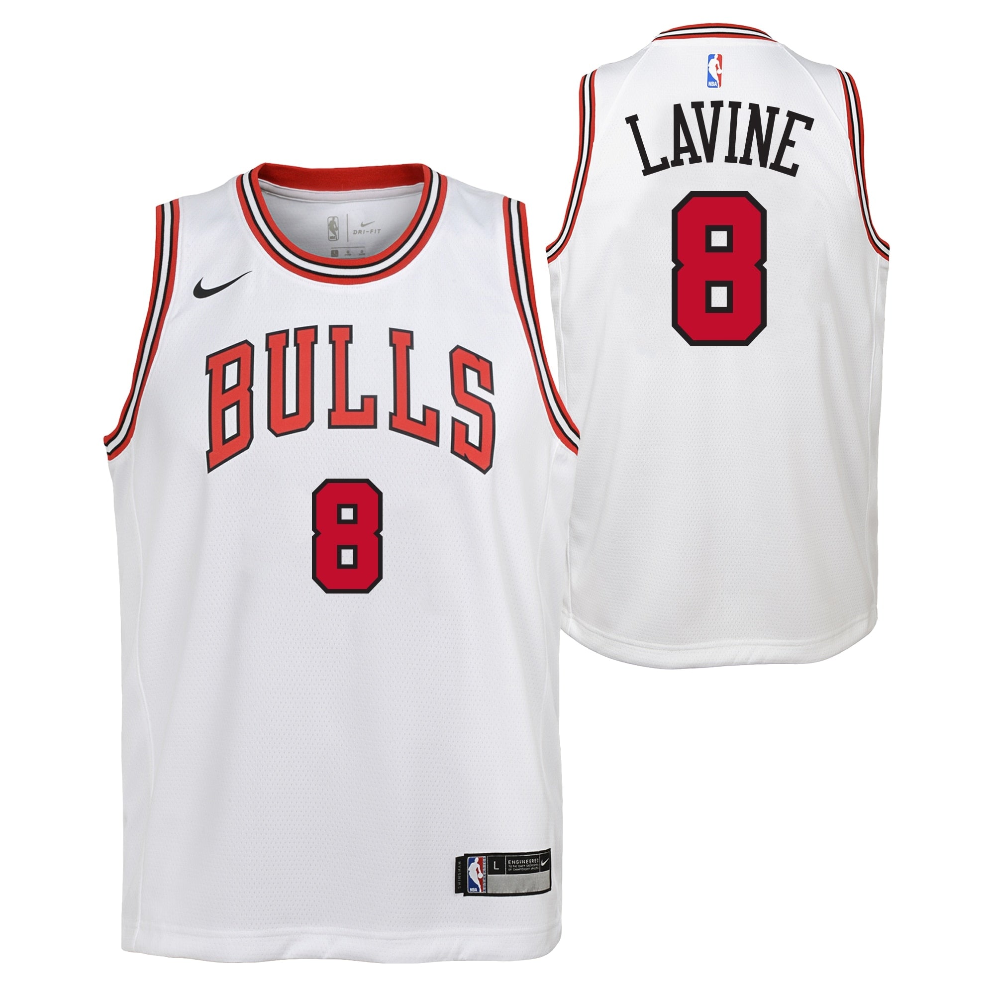 Zach Lavine Chicago Bulls Association Edition Swingman Jersey - White - Youth