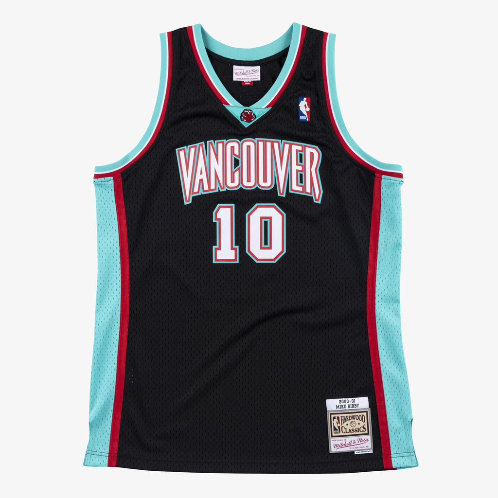 Mike Bibby Vancouver Grizzlies 2000 Authentic Swingman Jersey - Black