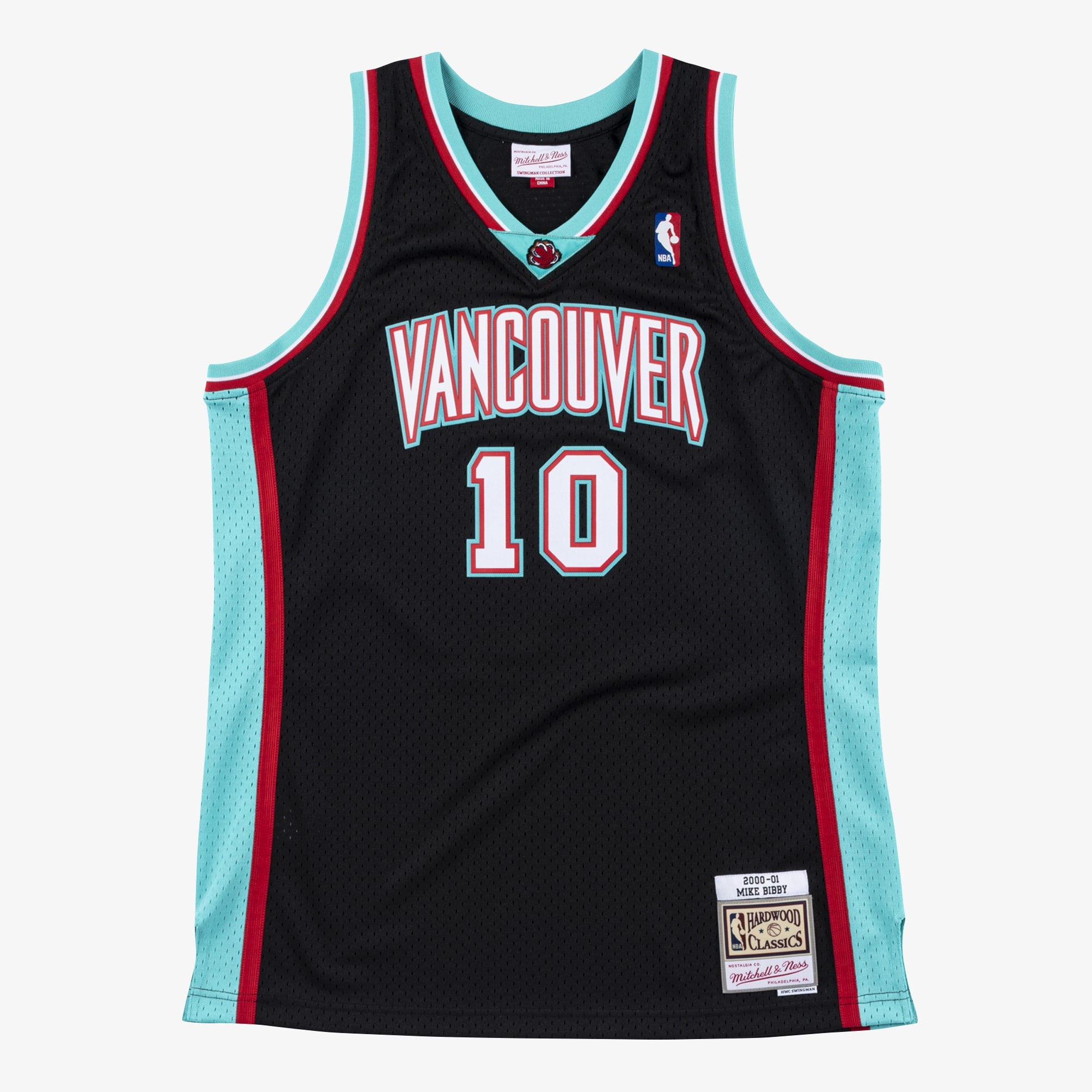 Mike Bibby Vancouver Grizzlies 2000 Authentic Swingman Jersey - Black