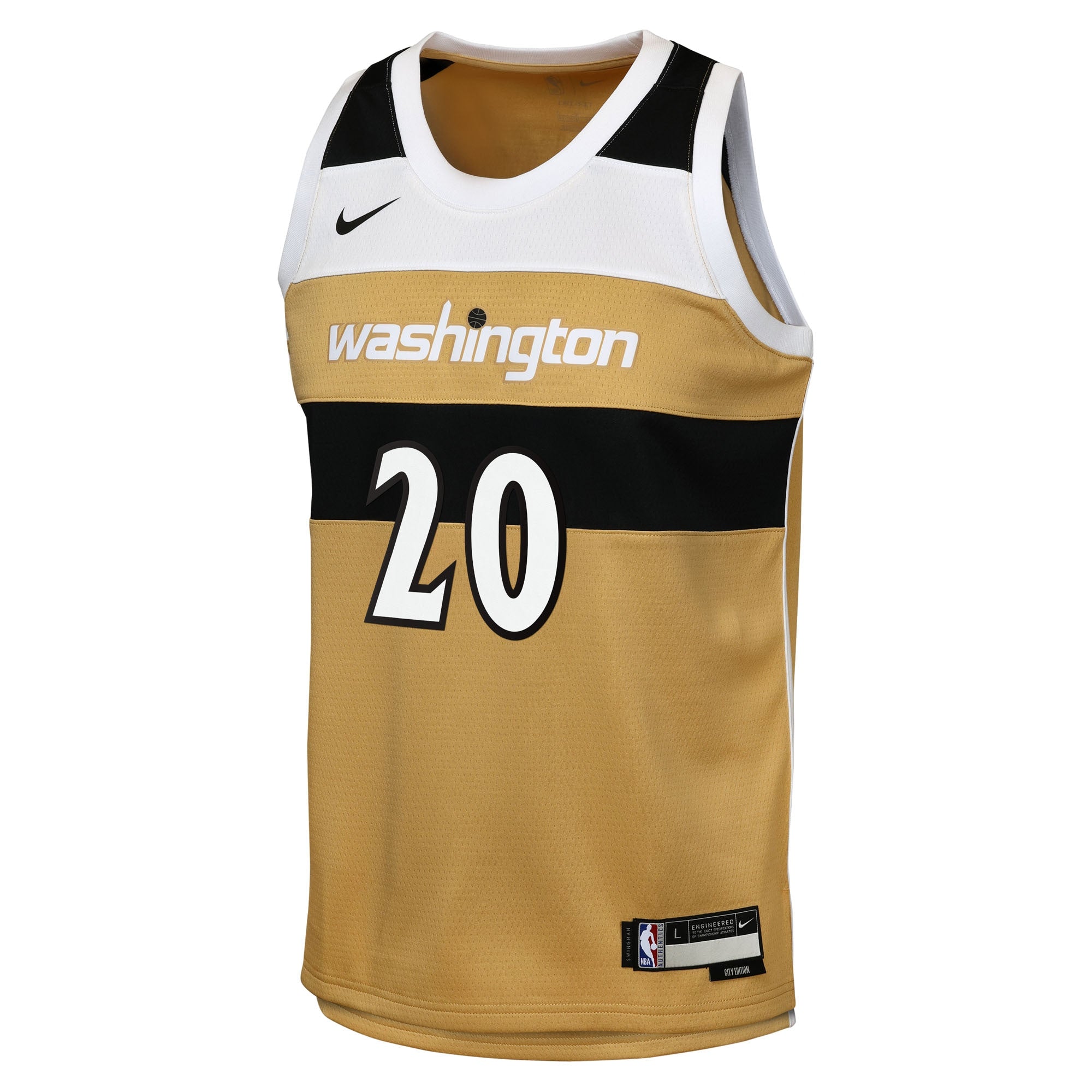 Alex Sarr Washington Wizards 2025/26 City Edition Swingman Jersey - Tan - Youth