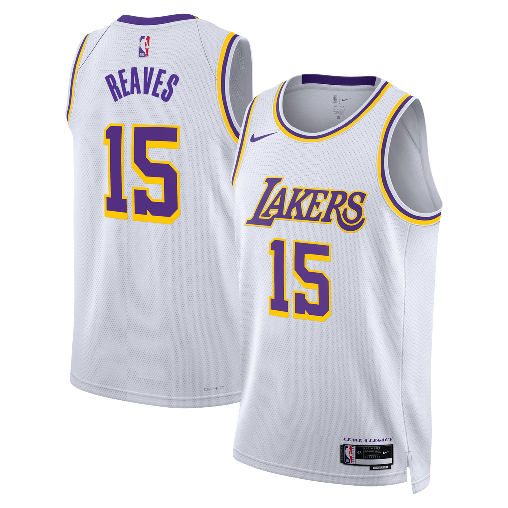 Austin Reaves Los Angeles Lakers Association Edition Swingman Jersey - White - Unisex