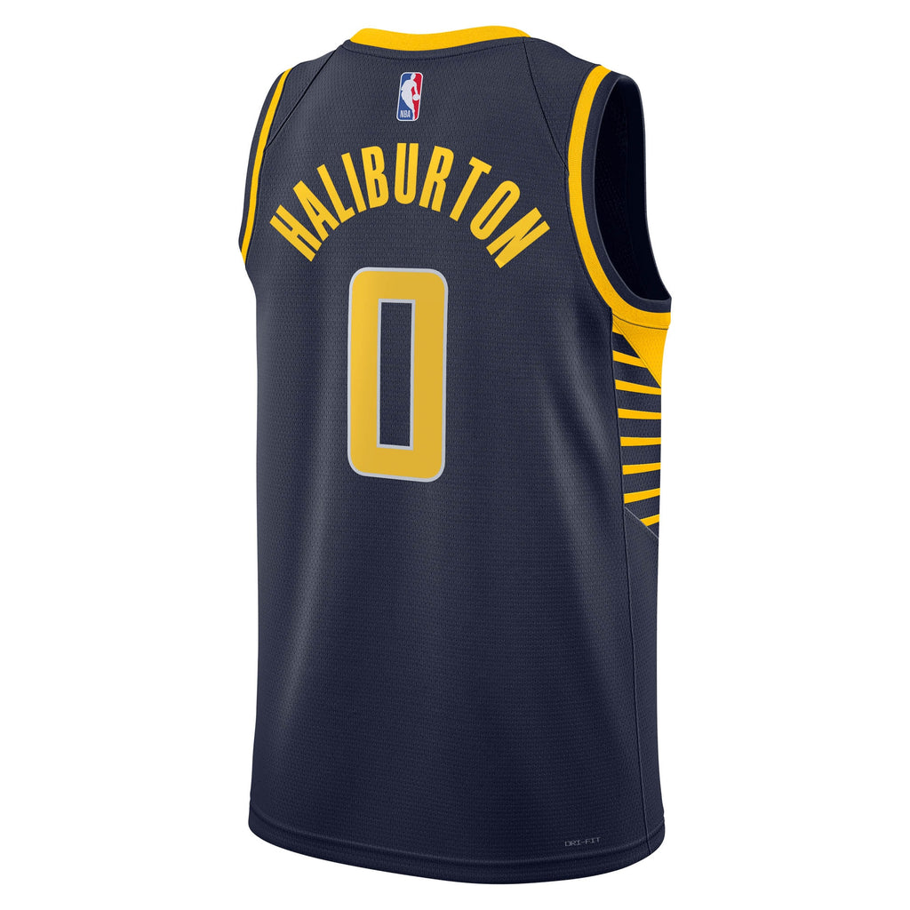 Tyrese Haliburton Indiana Pacers Icon Edition Swingman Jersey - Navy - Unisex