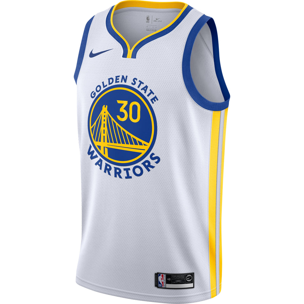 Stephen Curry Golden State Warriors Association Edition Swingman Jersey - White - Youth