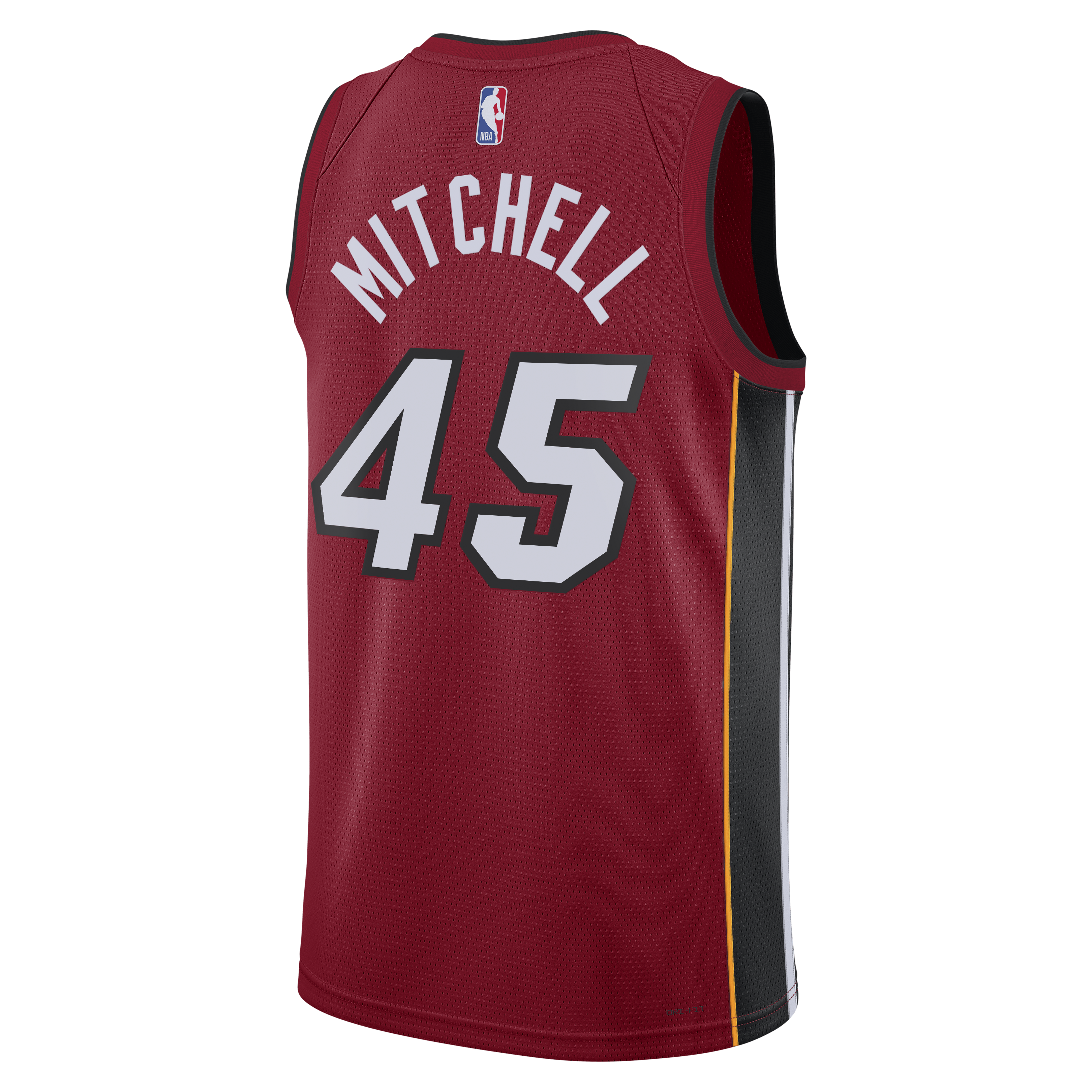 Davion Mitchell Miami Heat Statement Edition Swingman Jersey - Red - Unisex