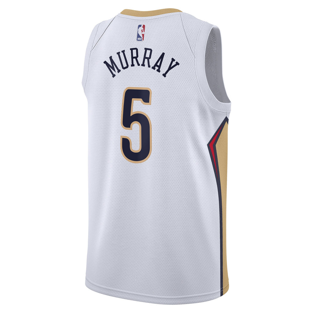 Dejounte Murray New Orleans Pelicans Association Edition Swingman Jersey - White - Unisex