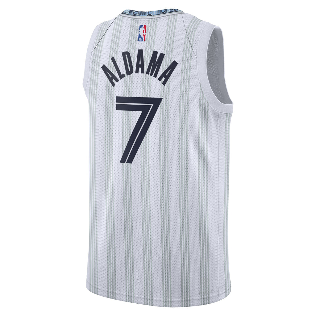 Santi Aldama Memphis Grizzlies 2025/26 City Edition Swingman Jersey - Gray - Unisex