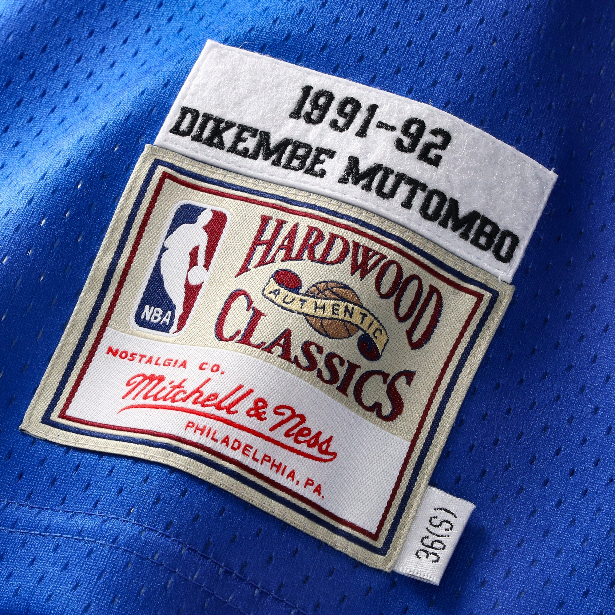 Dikembe Mutombo Denver Nuggets Authentic Jersey - Royal Blue
