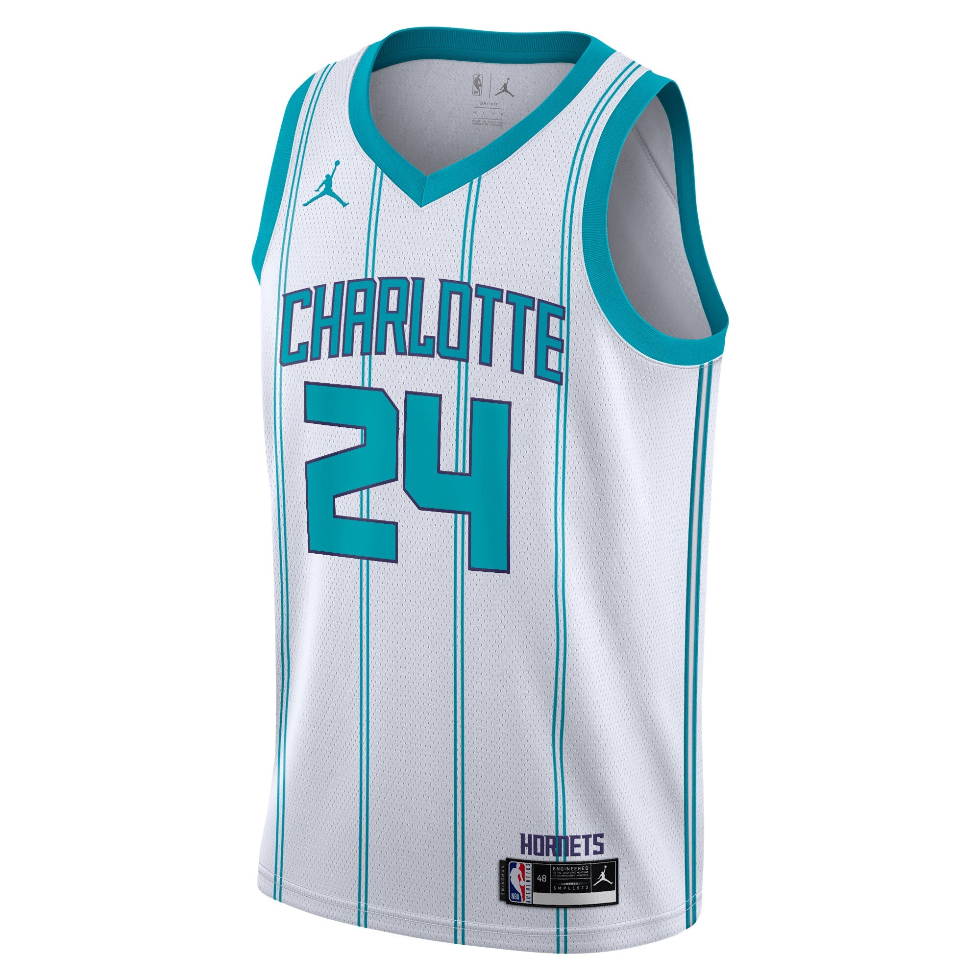 Brandon Miller Charlotte Hornets Association Edition Swingman Jersey - White - Youth