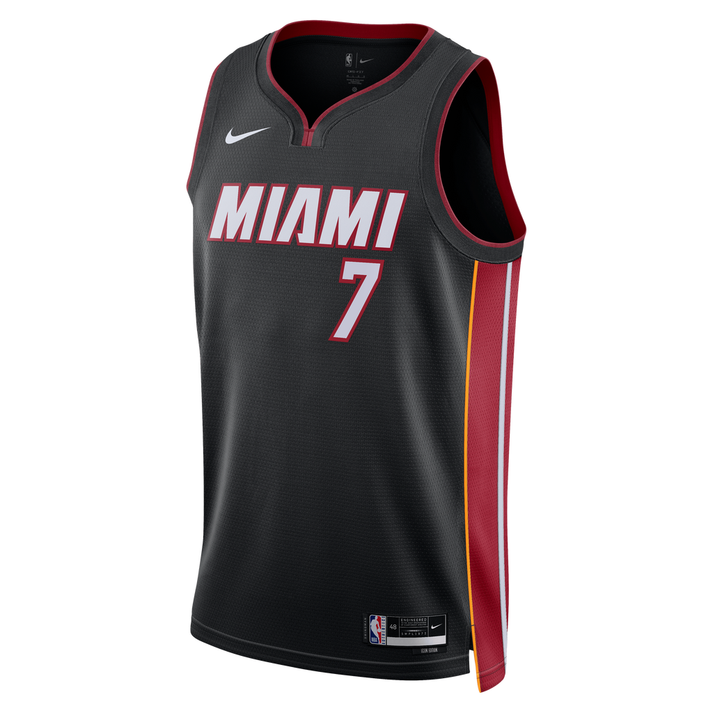 Giannis Antetokounmpo Miami Heat Icon Edition Swingman Jersey - Black - Unisex