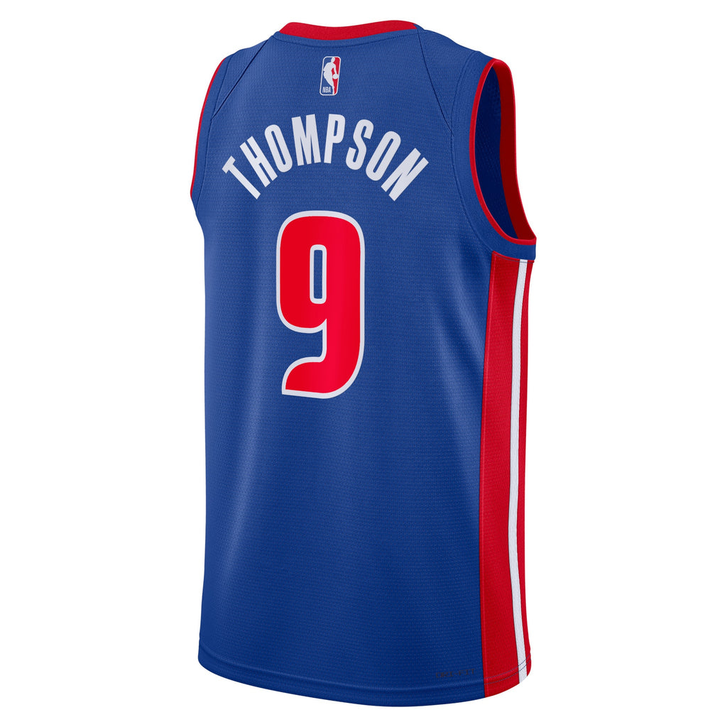 Ausar Thompson Detroit Pistons Icon Edition Swingman Jersey - Blue - Unisex