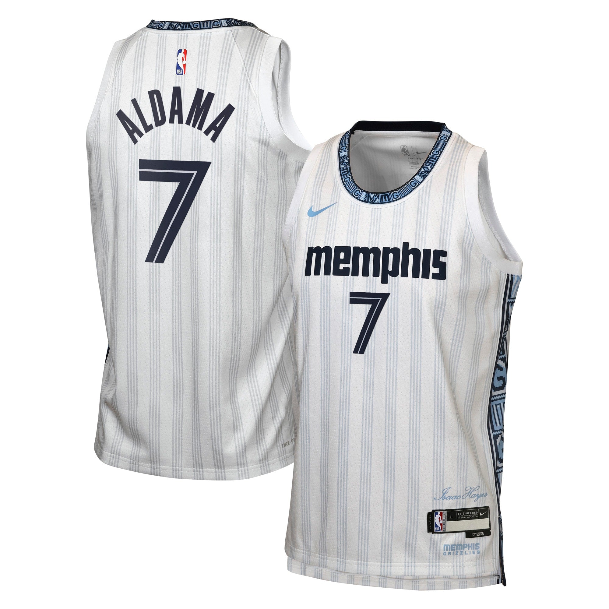 Santi Aldama Memphis Grizzlies 2025/26 City Edition Swingman Jersey - Gray - Youth