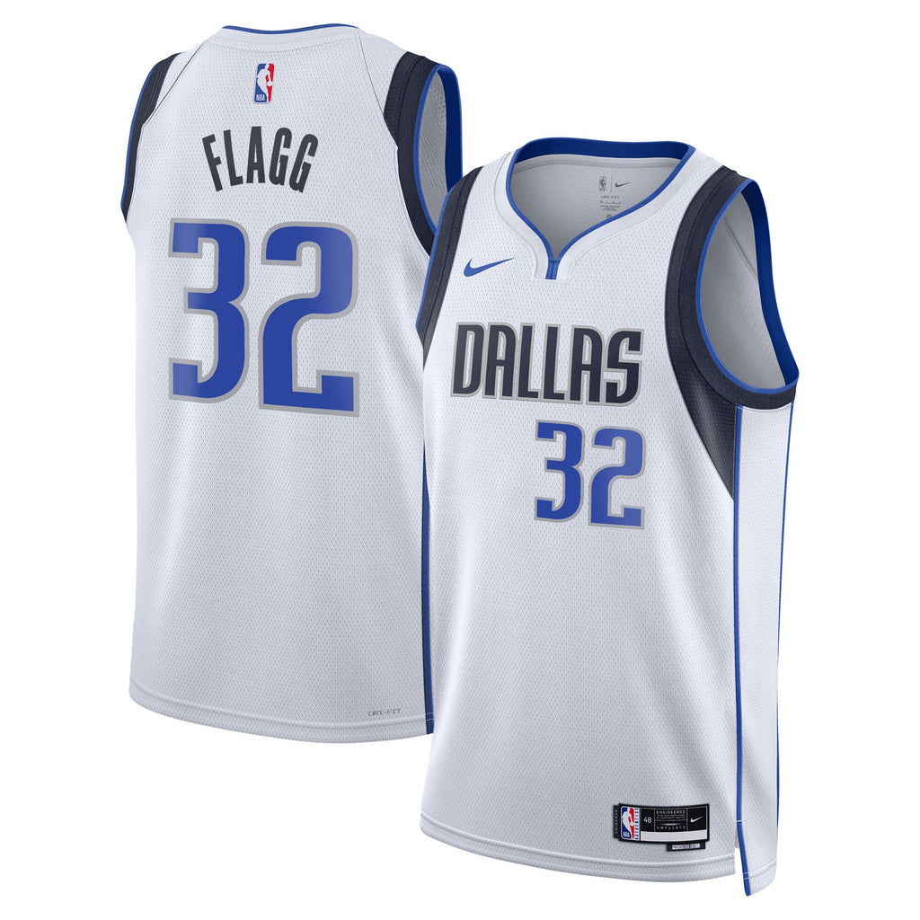 Cooper Flagg Dallas Mavericks 2025 Association Edition Swingman Jersey - White - Unisex