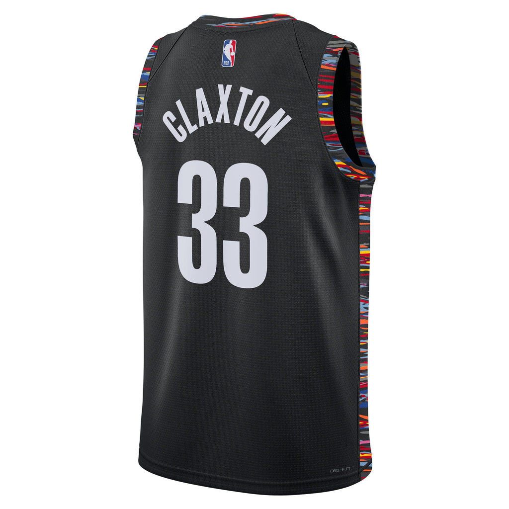 Nic Claxton Brooklyn Nets 2025/26 City Edition Swingman Jersey - Black - Unisex