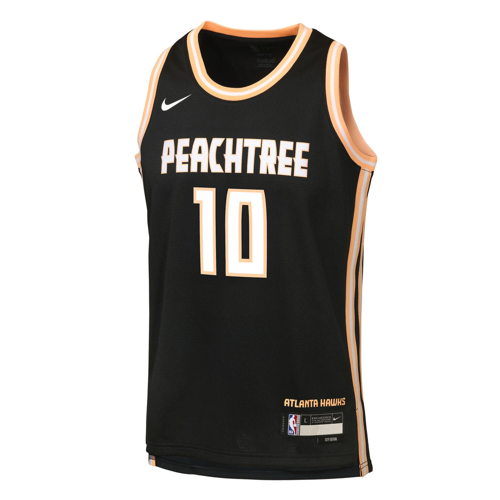 Zaccharie Risacher Atlanta Hawks 2025/26 City Edition Swingman Jersey - Black - Youth