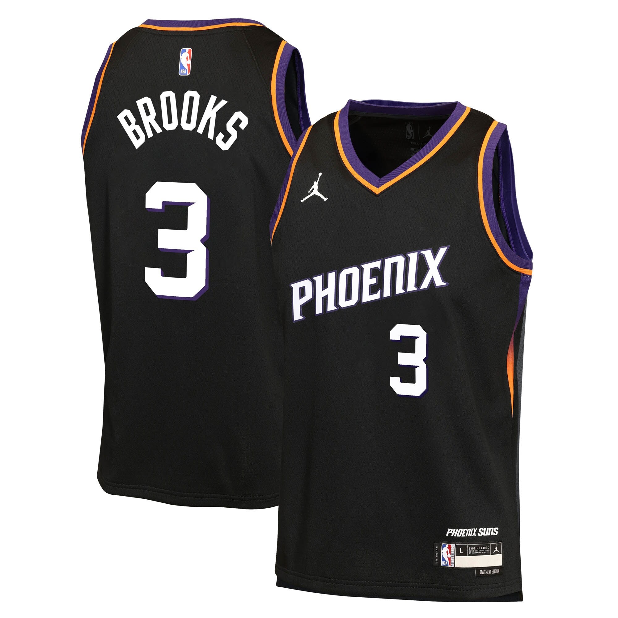 Dillon Brooks Phoenix Suns Statement Edition Jersey - Black - Youth