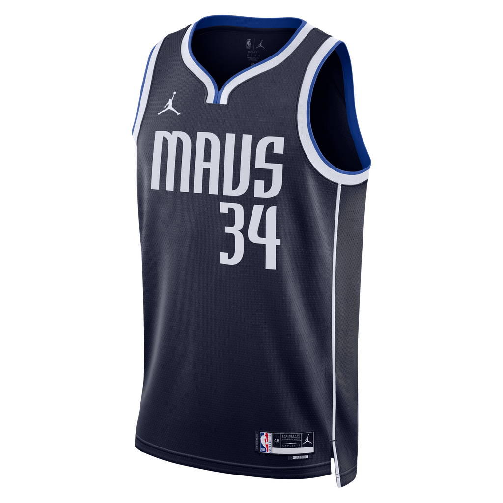Santi Aldama Dallas Mavericks Statement Edition Swingman Jersey - Navy - Unisex