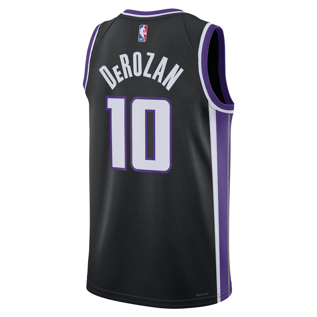 DeMar DeRozan Sacramento Kings Icon Edition Swingman Jersey - Black - Unisex