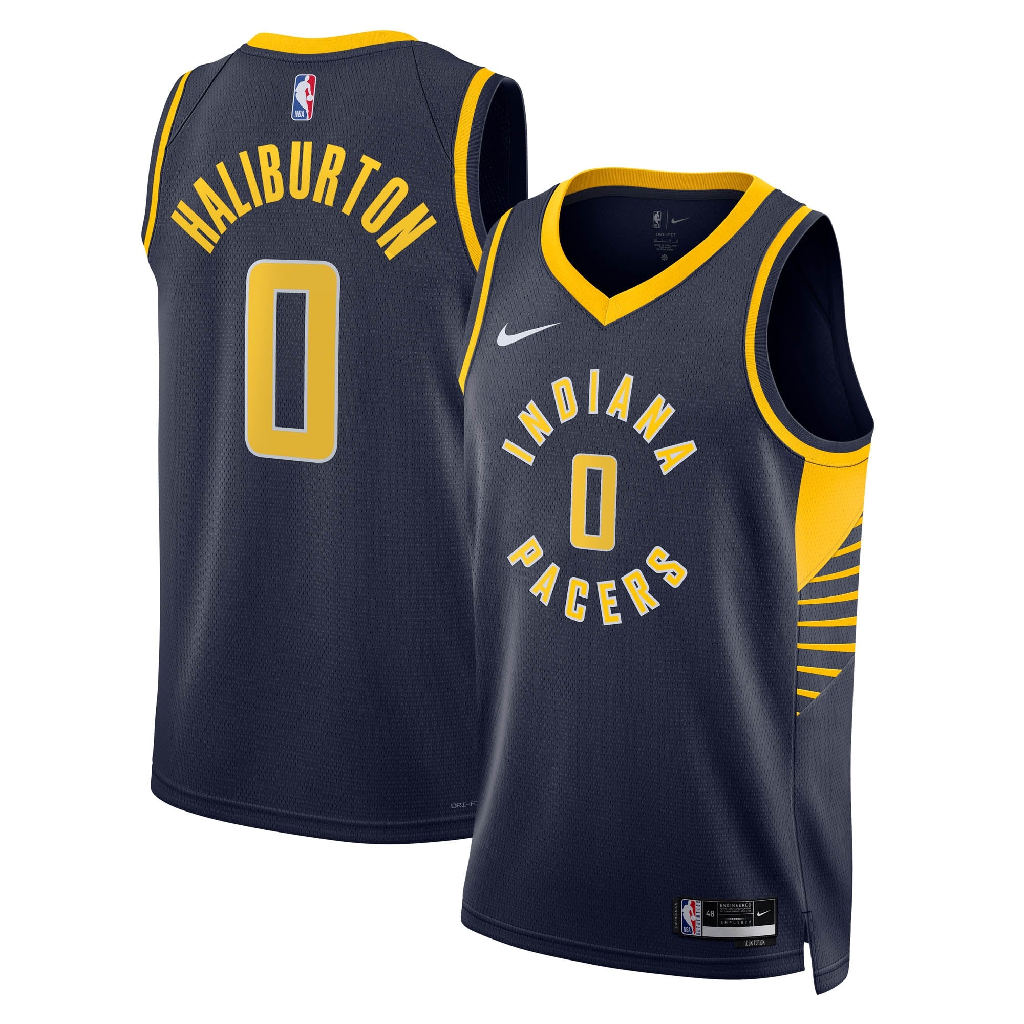 Tyrese Haliburton Indiana Pacers Icon Edition Swingman Jersey - Navy - Unisex