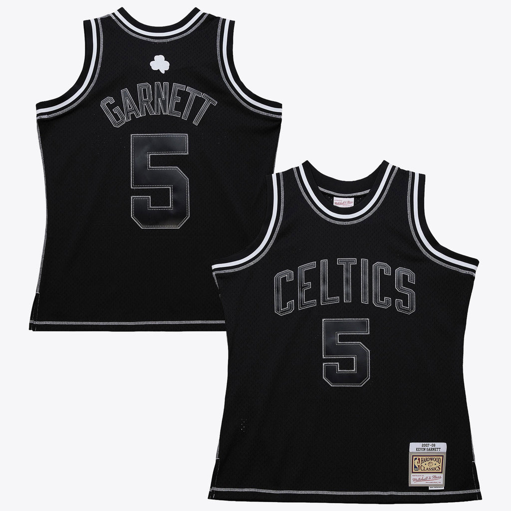 Kevin Garnett Boston Celtics 2007 Contrast 2K Swingman Jersey - Black