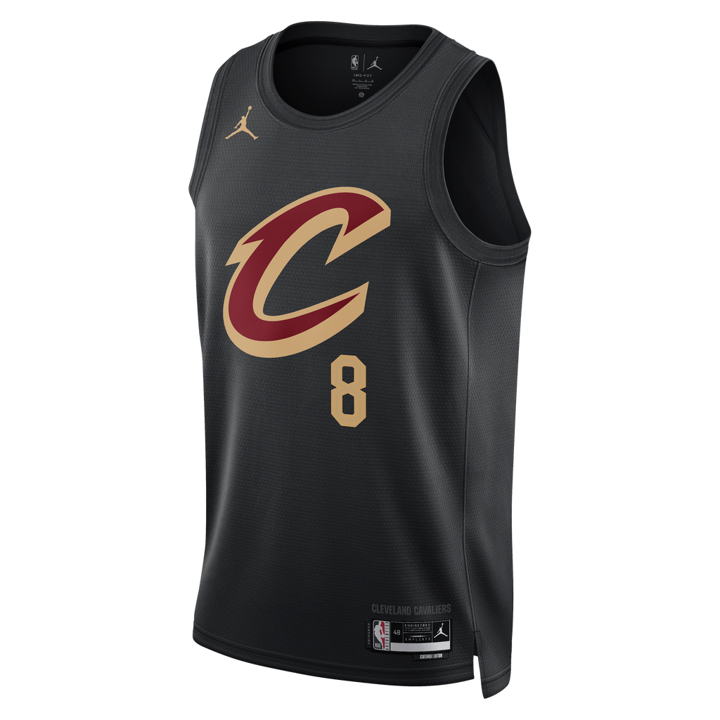 Dennis Schröder Cleveland Cavaliers Statement Edition Swingman Jersey - Black - Unisex