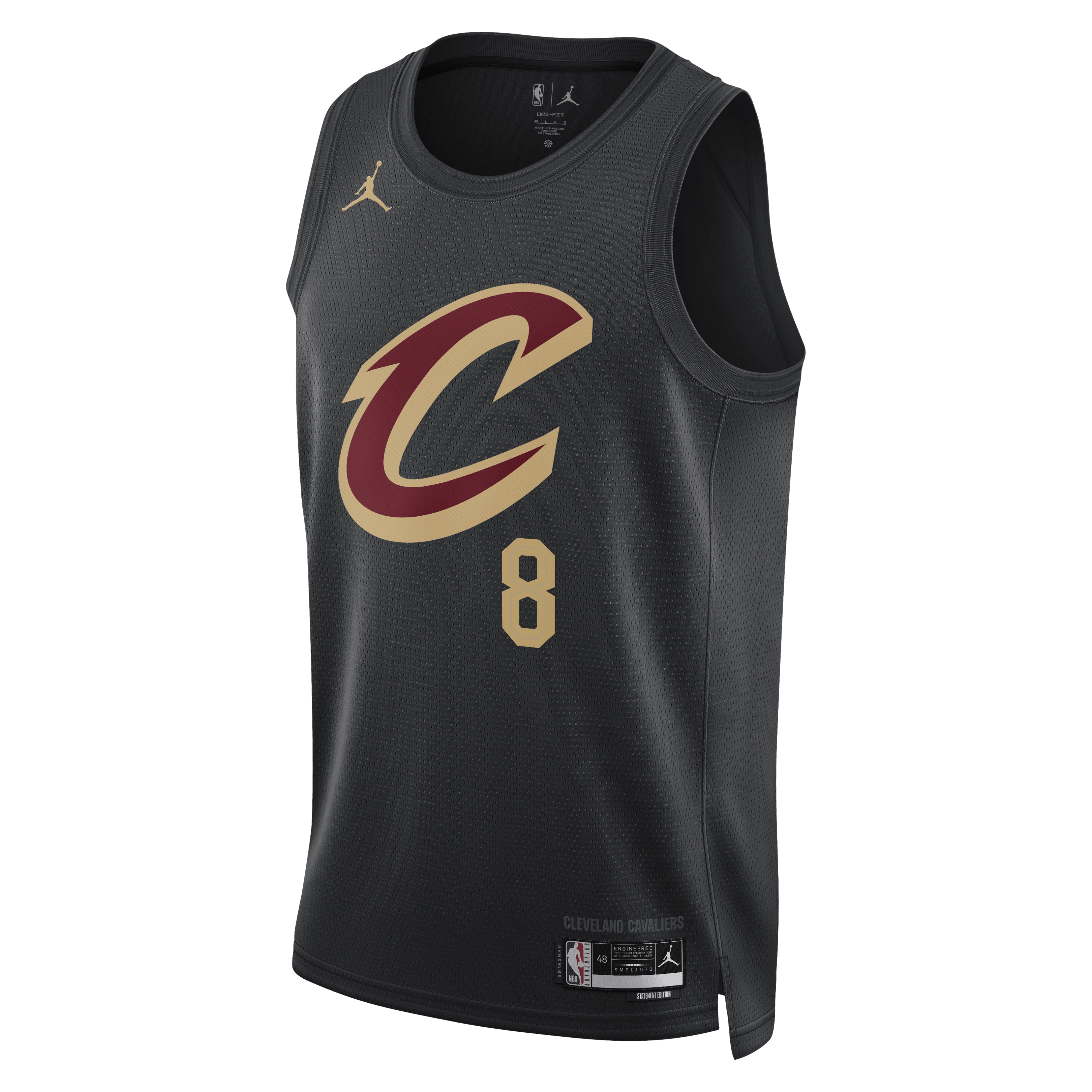Dennis Schröder Cleveland Cavaliers Statement Edition Swingman Jersey - Black - Unisex