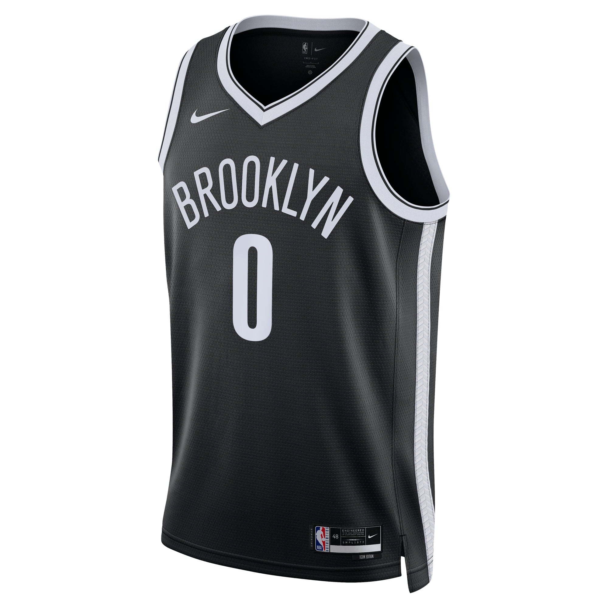 Mikel Brown Jr. Brooklyn Nets Swingman Icon Jersey - Black - Unisex