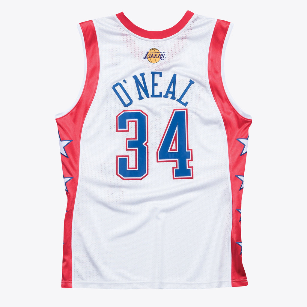 West Shaquille ONeal Los Angeles Lakers 2004 All-Star Authentic Jersey - White - Mens