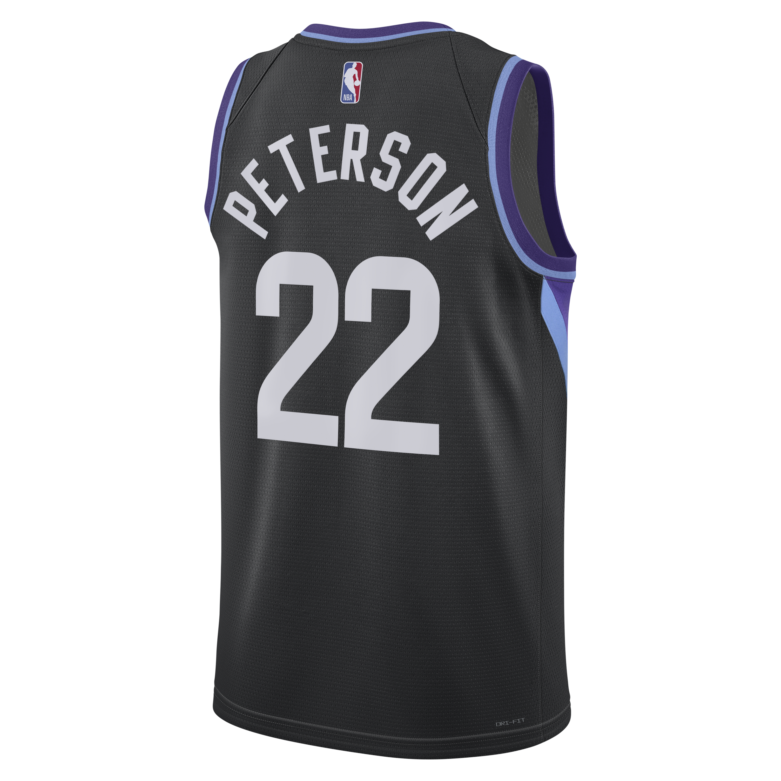 Darryn Peterson Utah Jazz Statement Edition Swingman Jersey - Black - Mens
