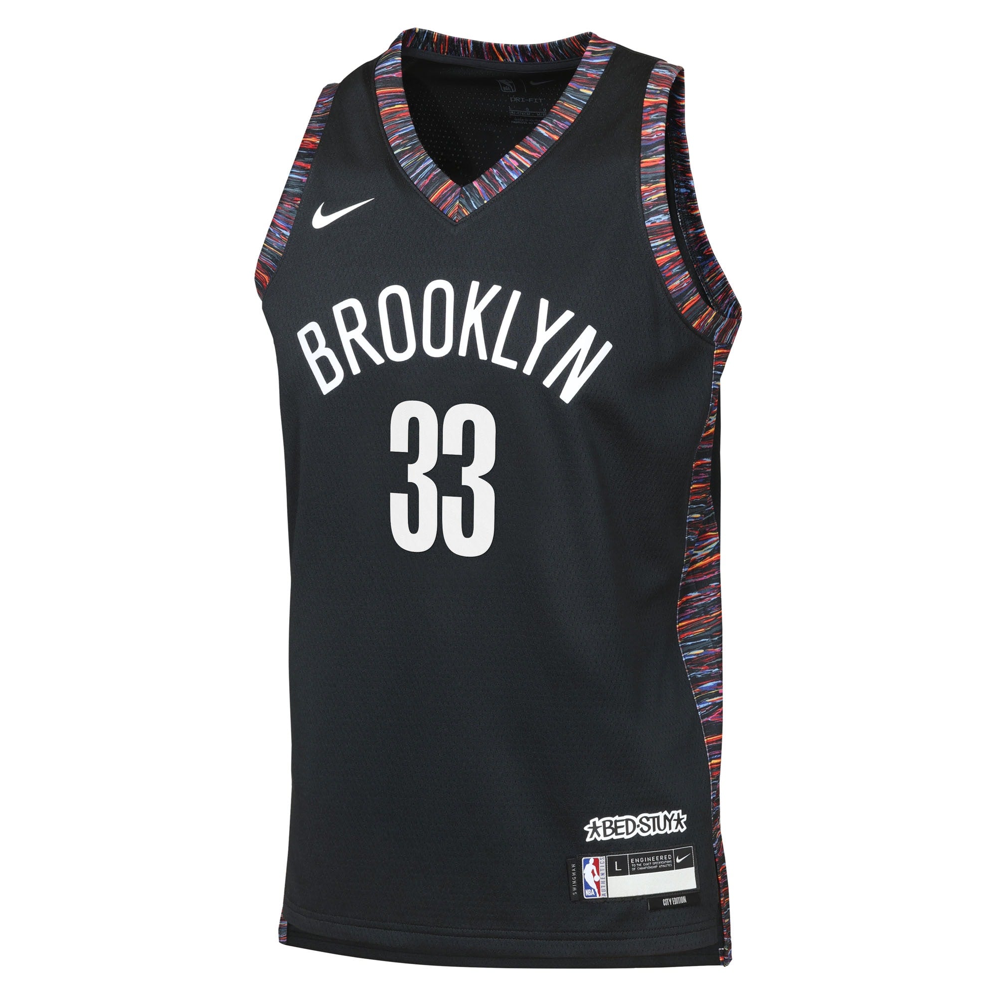 Nic Claxton Brooklyn Nets 2025/26 City Edition Swingman Jersey - Black - Youth