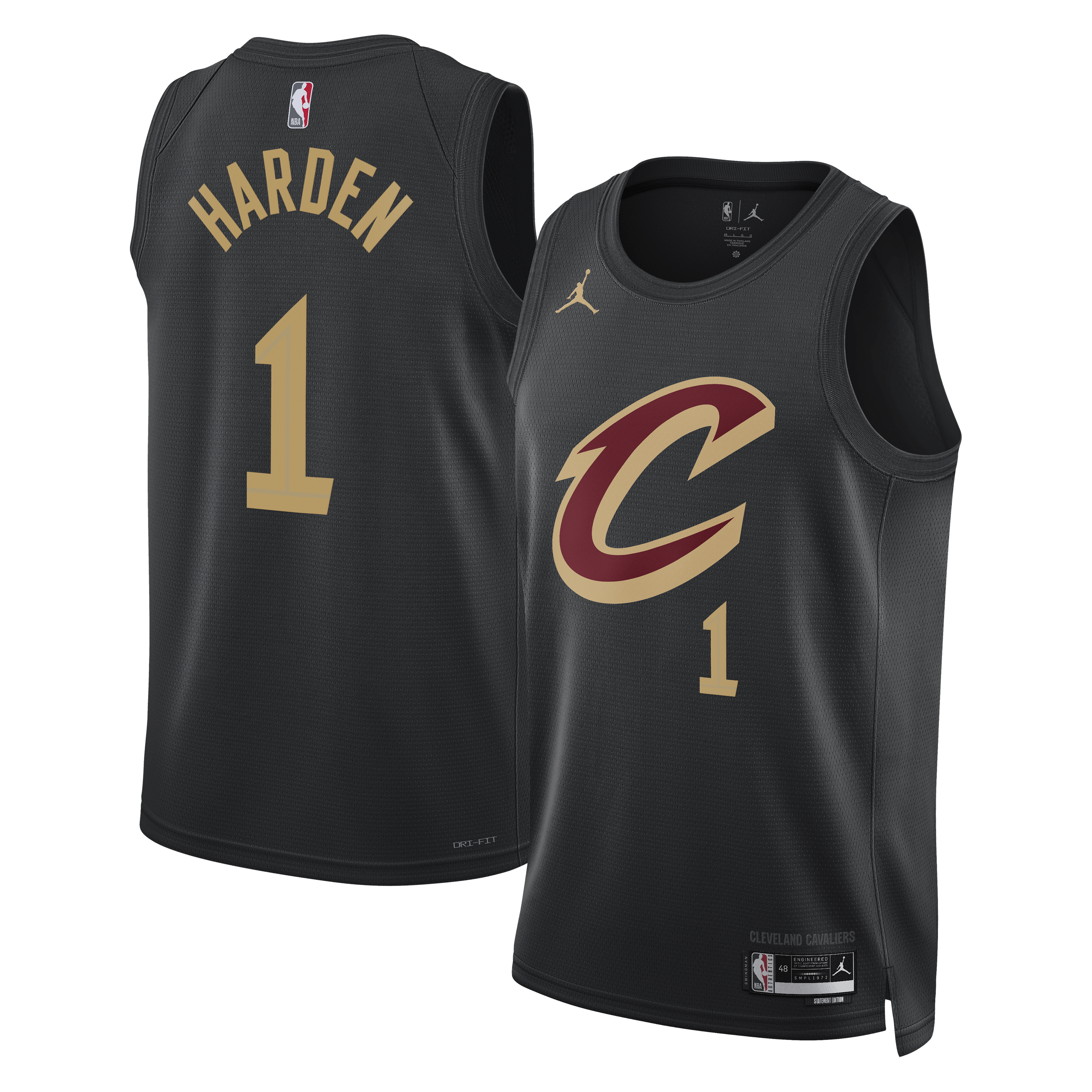 James Harden Cleveland Cavaliers Statement Edition Swingman Jersey - Black - Unisex