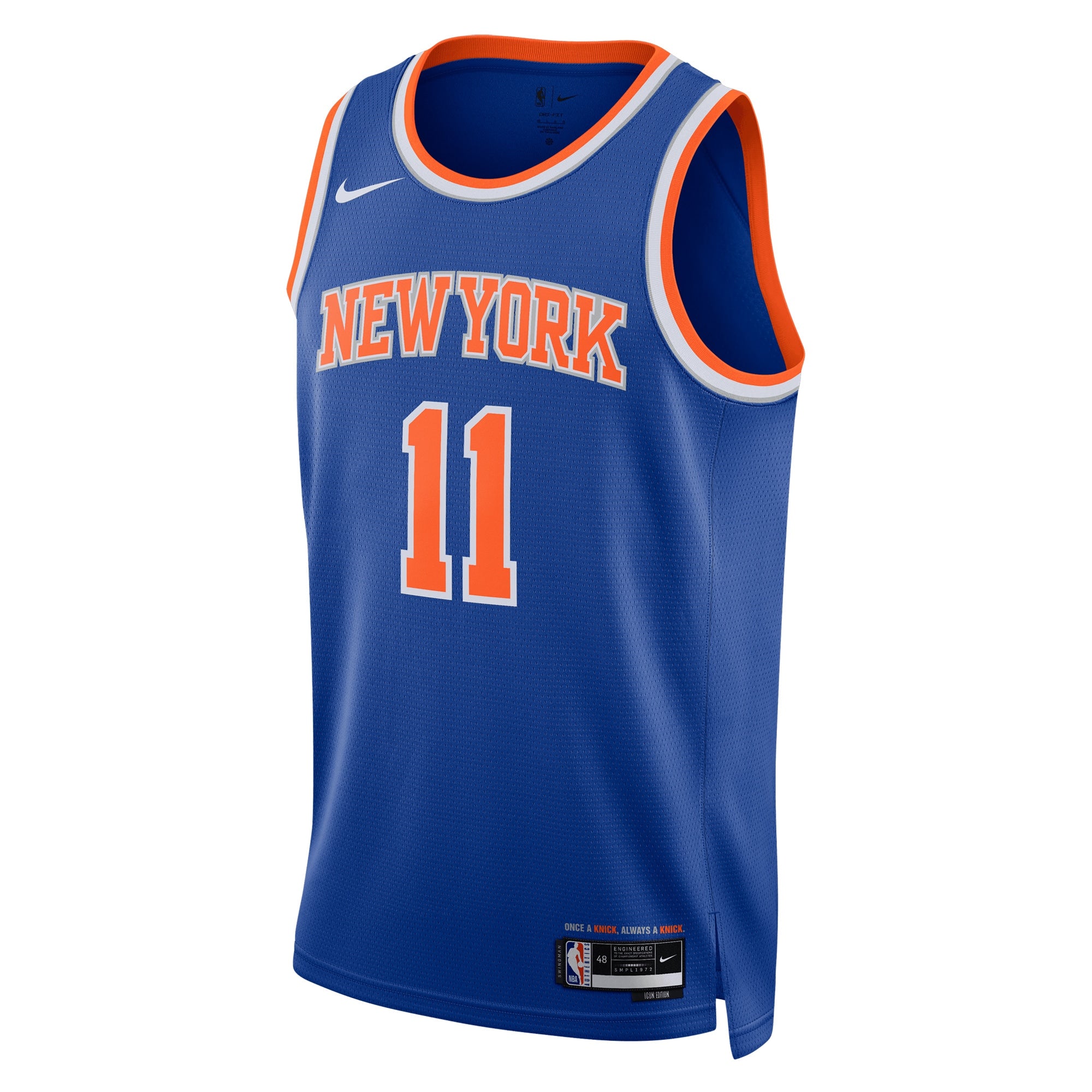 Jalen Brunson New York Knicks Replica Swingman Icon Jersey - Unisex