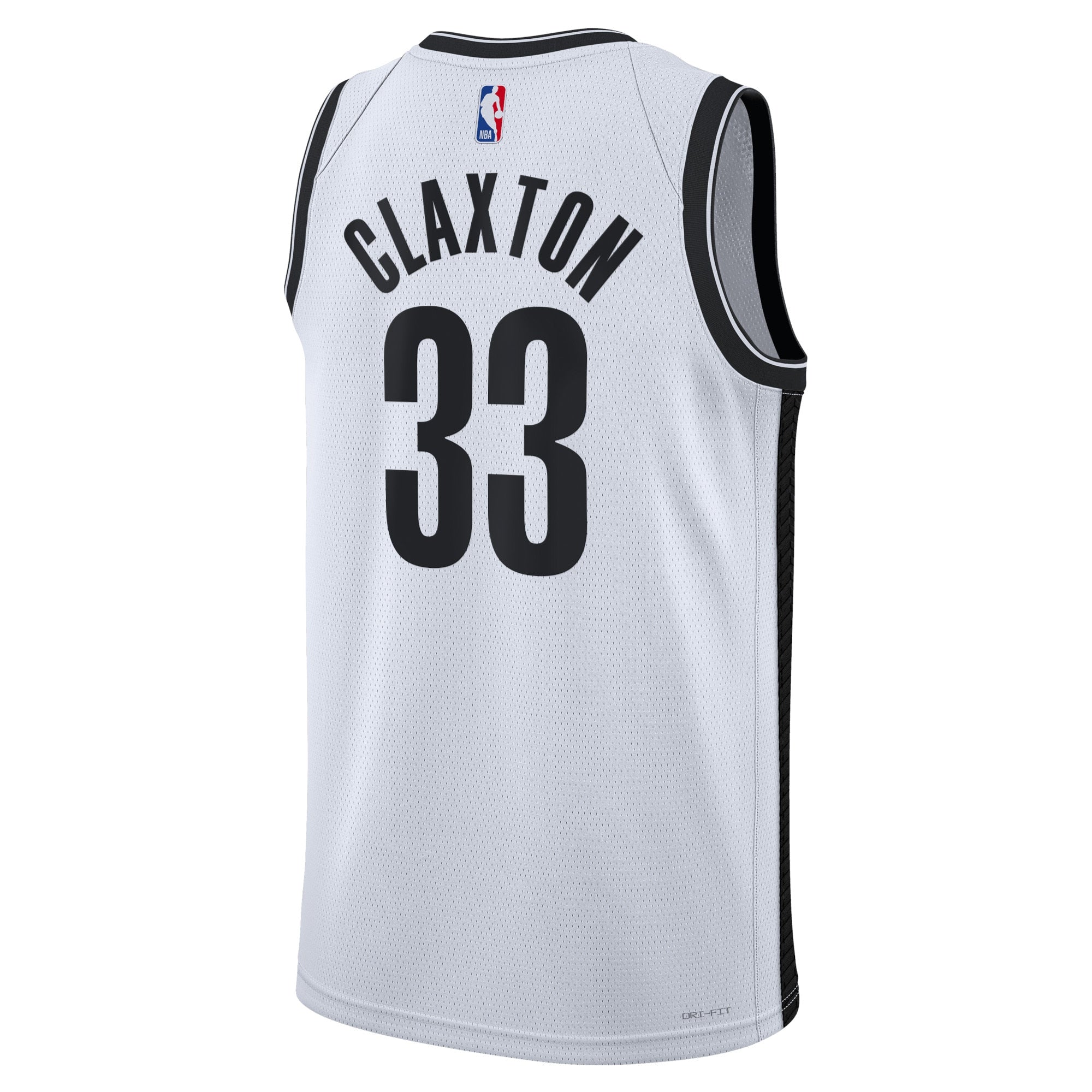 Nic Claxton Brooklyn Nets Association Edition Swingman Jersey - White - Unisex