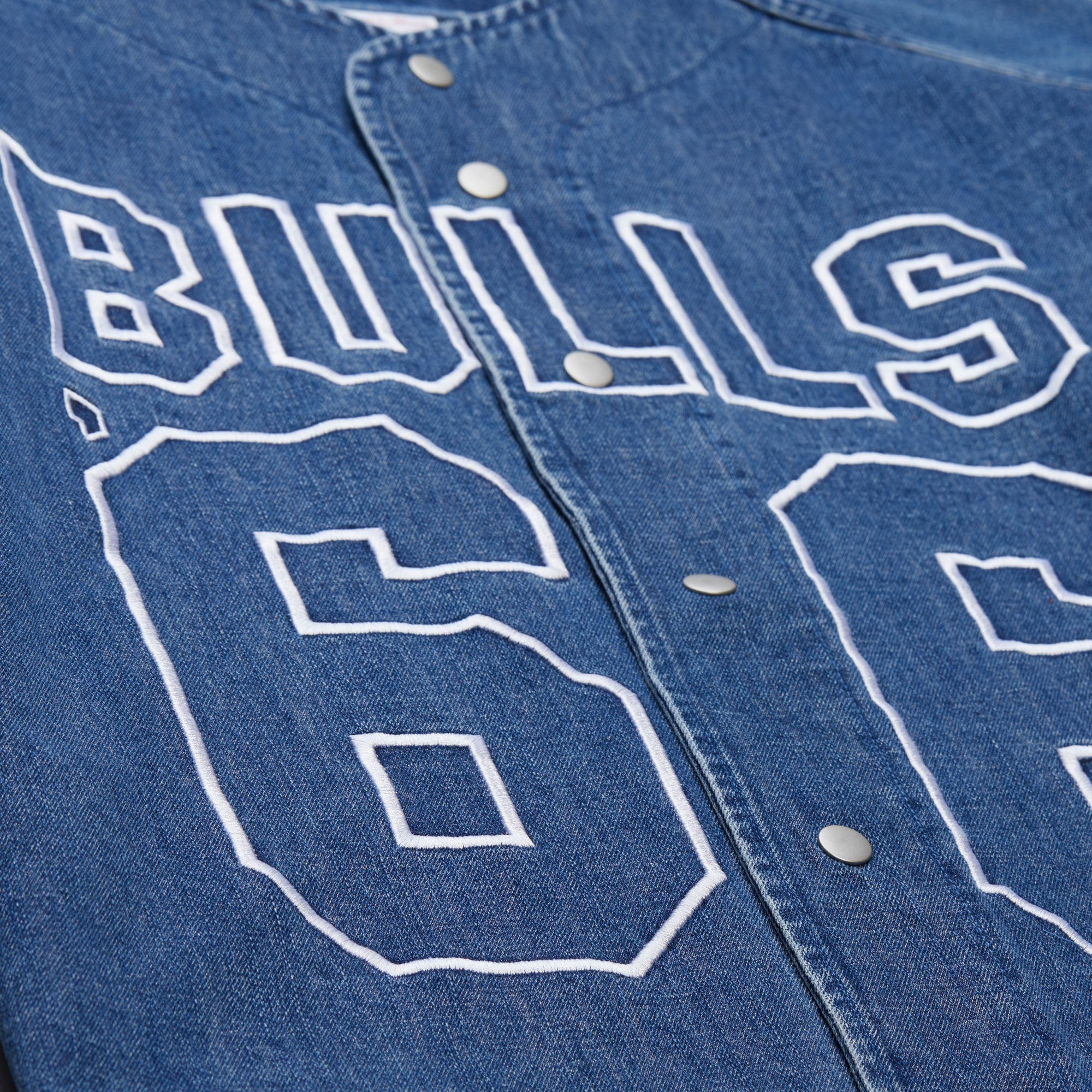 Chicago Bulls Summer Breeze Baseball Jersey - Blue - Mens