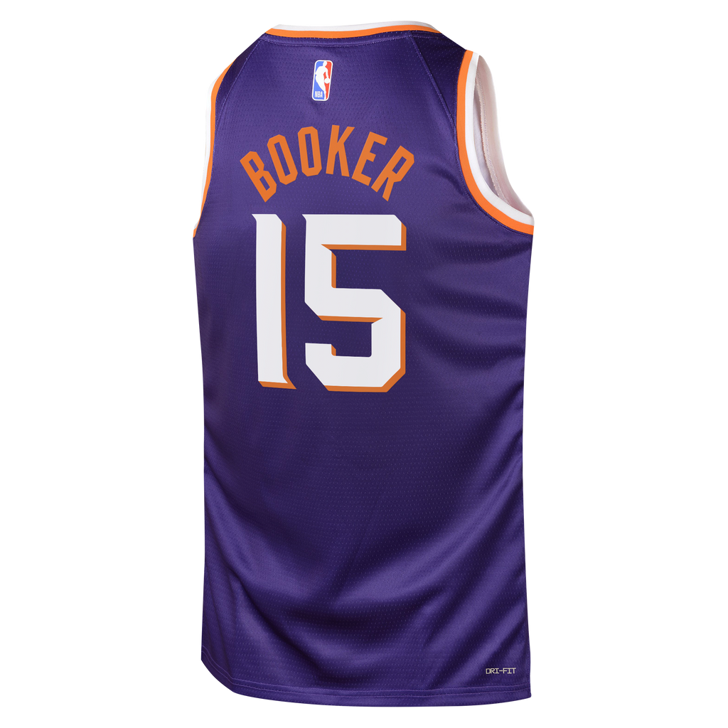 Devin Booker Phoenix Suns Icon Edition Swingman Jersey - Purple - Youth