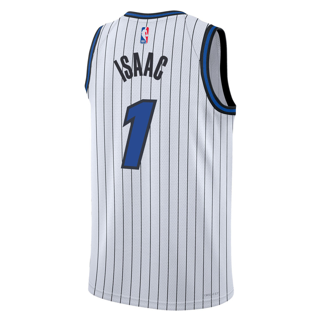 Jonathan Isaac Orlando Magic Association Edition Replica Swingman Jersey - White - Unisex