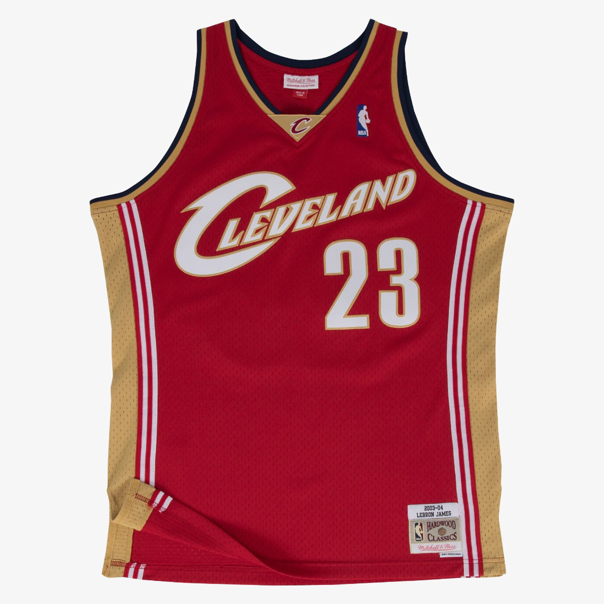 LeBron James Cleveland Cavaliers 2003-04 Swingman Road Jersey