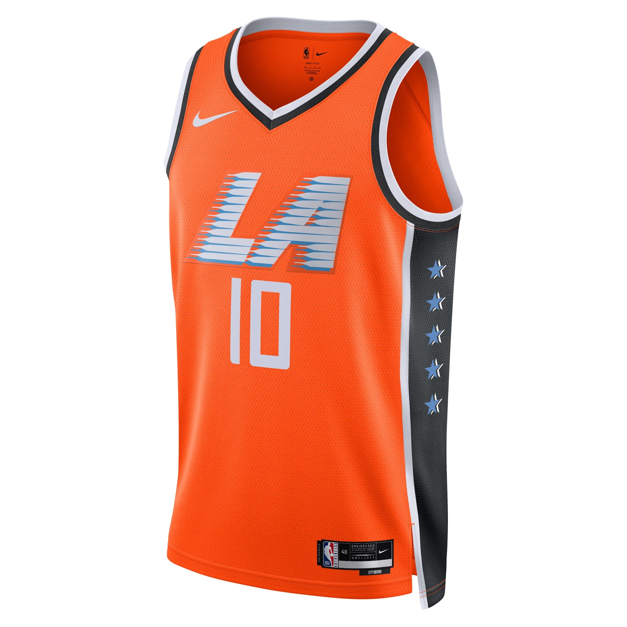 Darius Garland Los Angeles Clippers 2025/26 City Edition Swingman Jersey - Orange - Unisex
