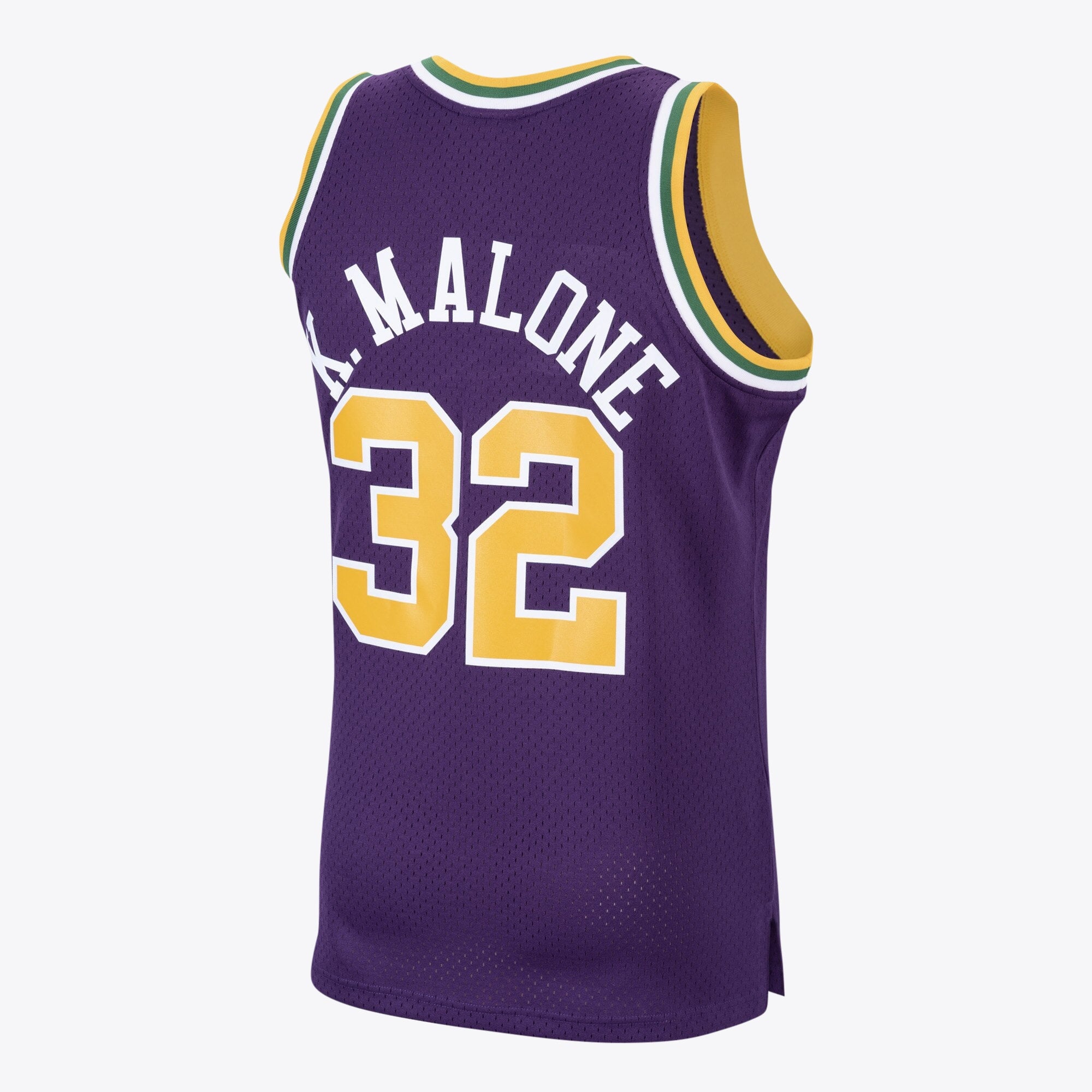 Karl Malone Utah Jazz 1991 Hardwood Classics Swingman Road Jersey - Purple - Mens