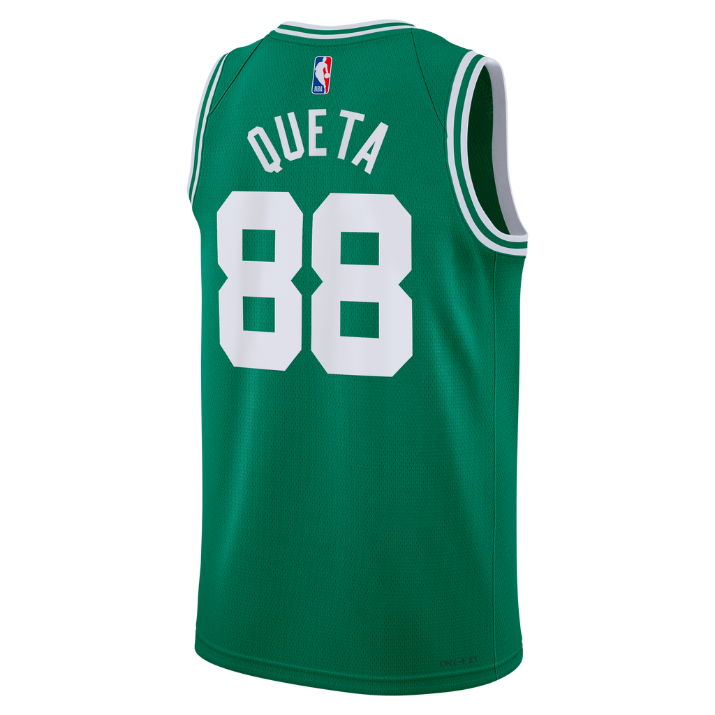 Neemias Queta Boston Celtics Icon Edition Swingman Jersey - Kelly Green - Unisex