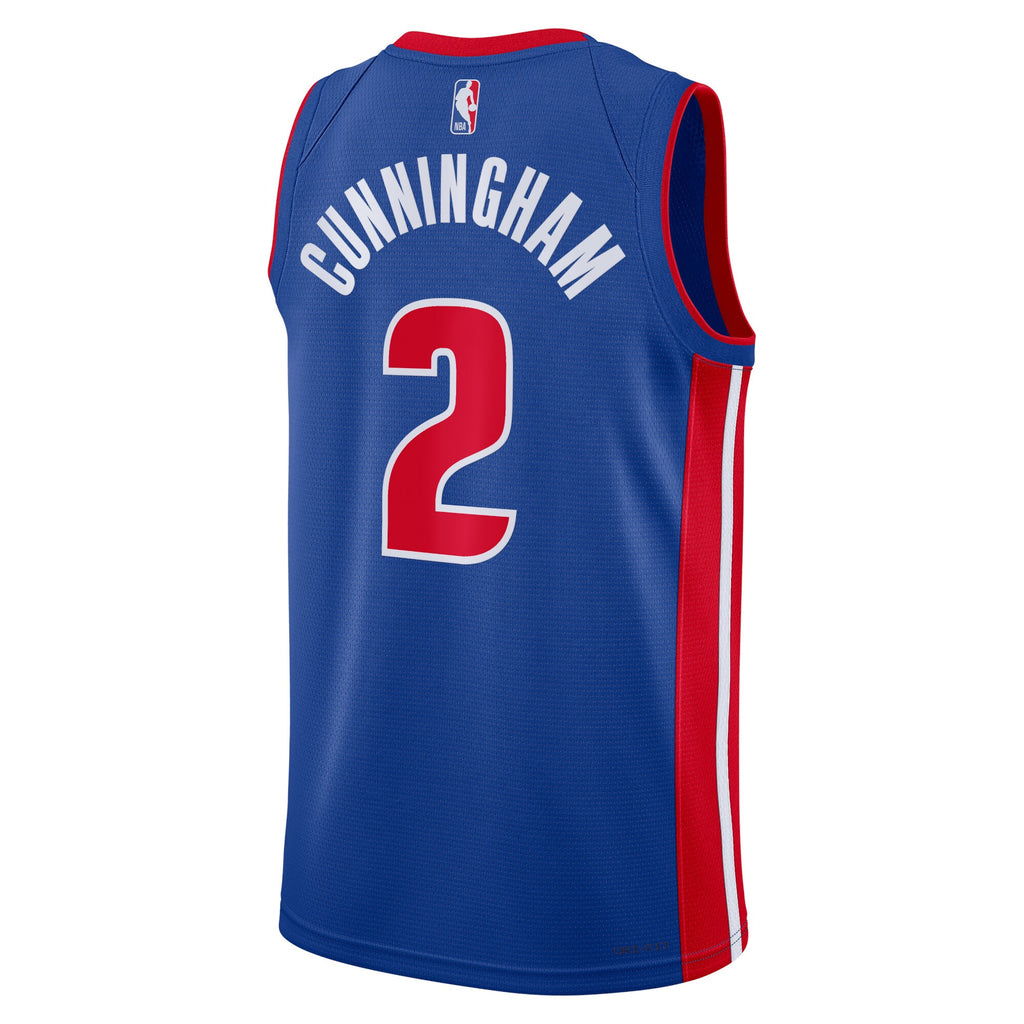 Cade Cunningham Detroit Pistons Icon Edition Swingman Jersey - Blue - Unisex