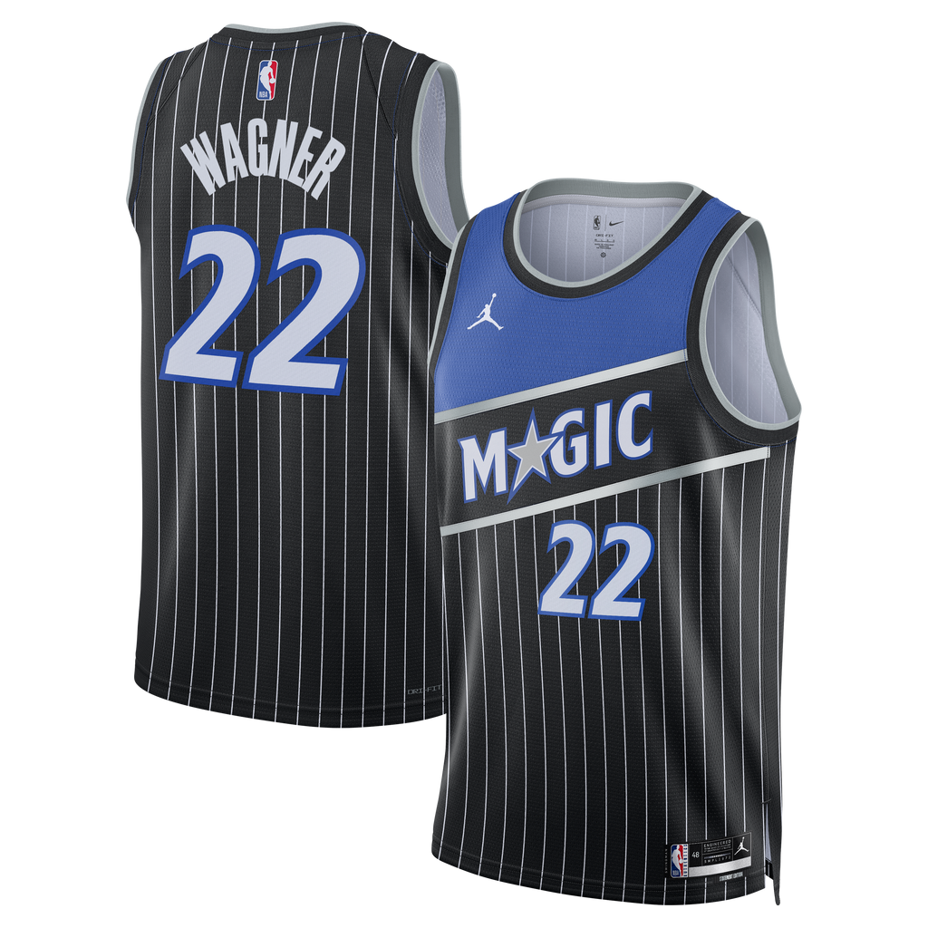 Franz Wagner Orlando Magic Statement Edition Swingman Jersey - Black - Unisex