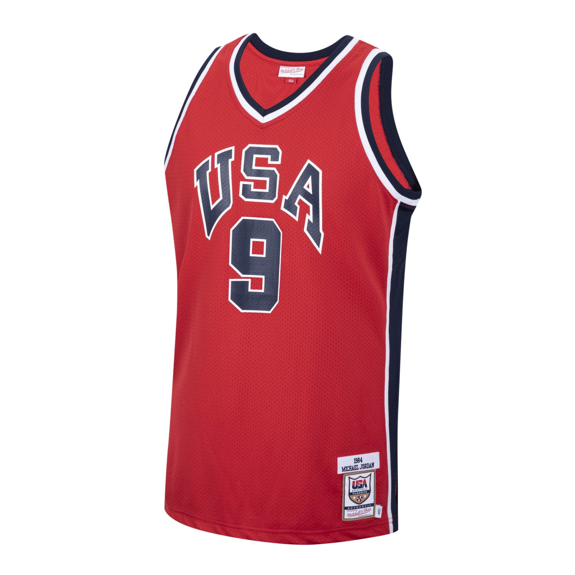 Michael Jordan USA Basketball 1984 Authentic Alternate Jersey - Red - Mens