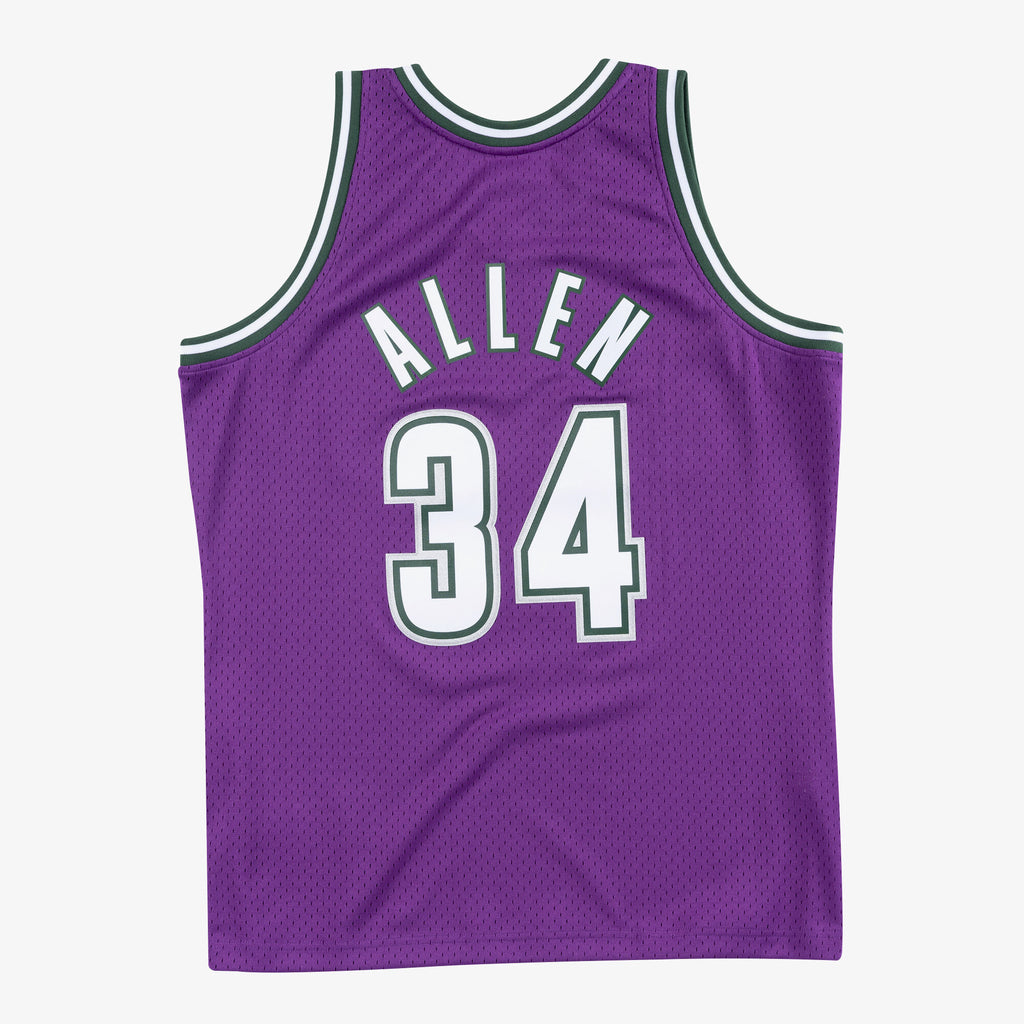 Ray Allen Milwaukee Bucks 2000-01 Swingman Road Jersey