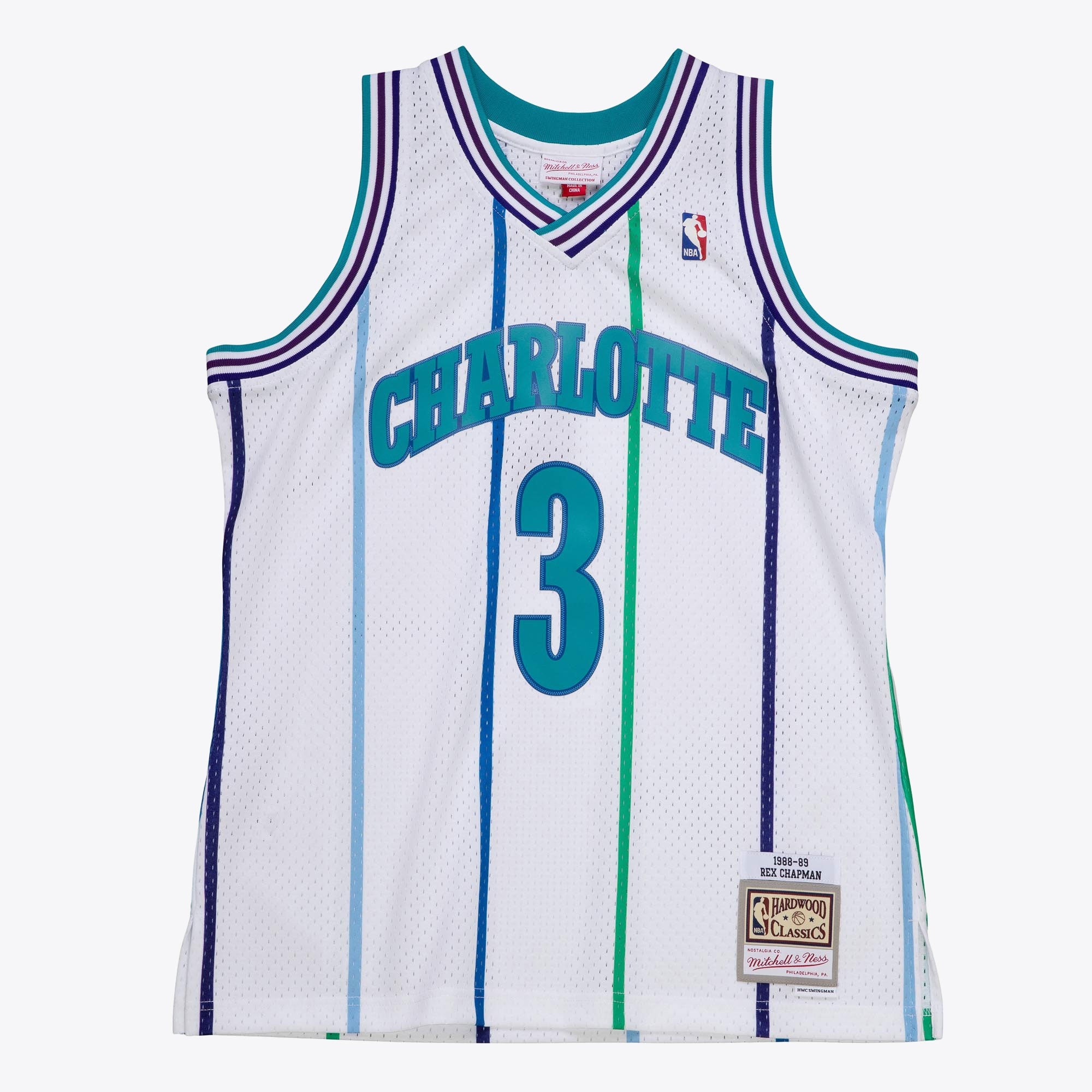 Rex Chapman Charlotte Hornets 1988 Authentic Jersey - White