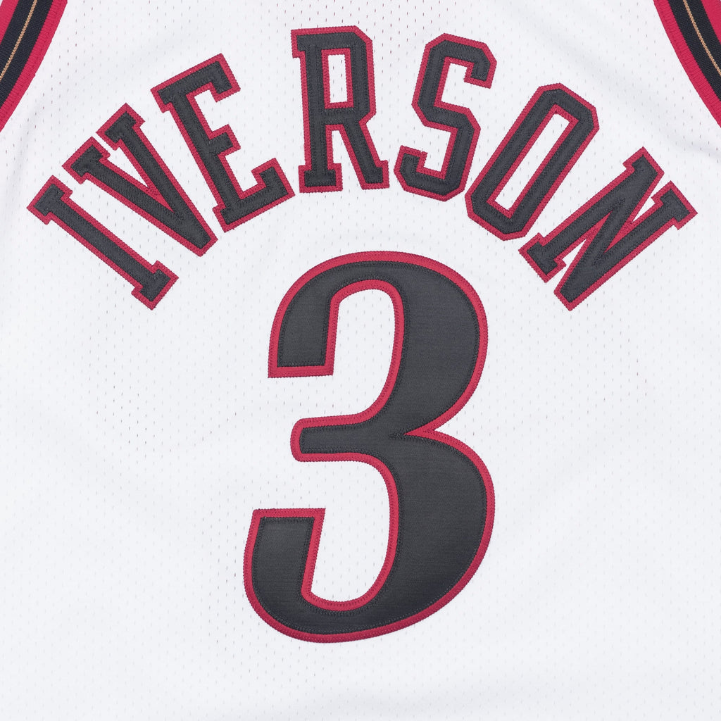 Allen Iverson Philadelphia 76ers 1997 Authentic Jersey - White