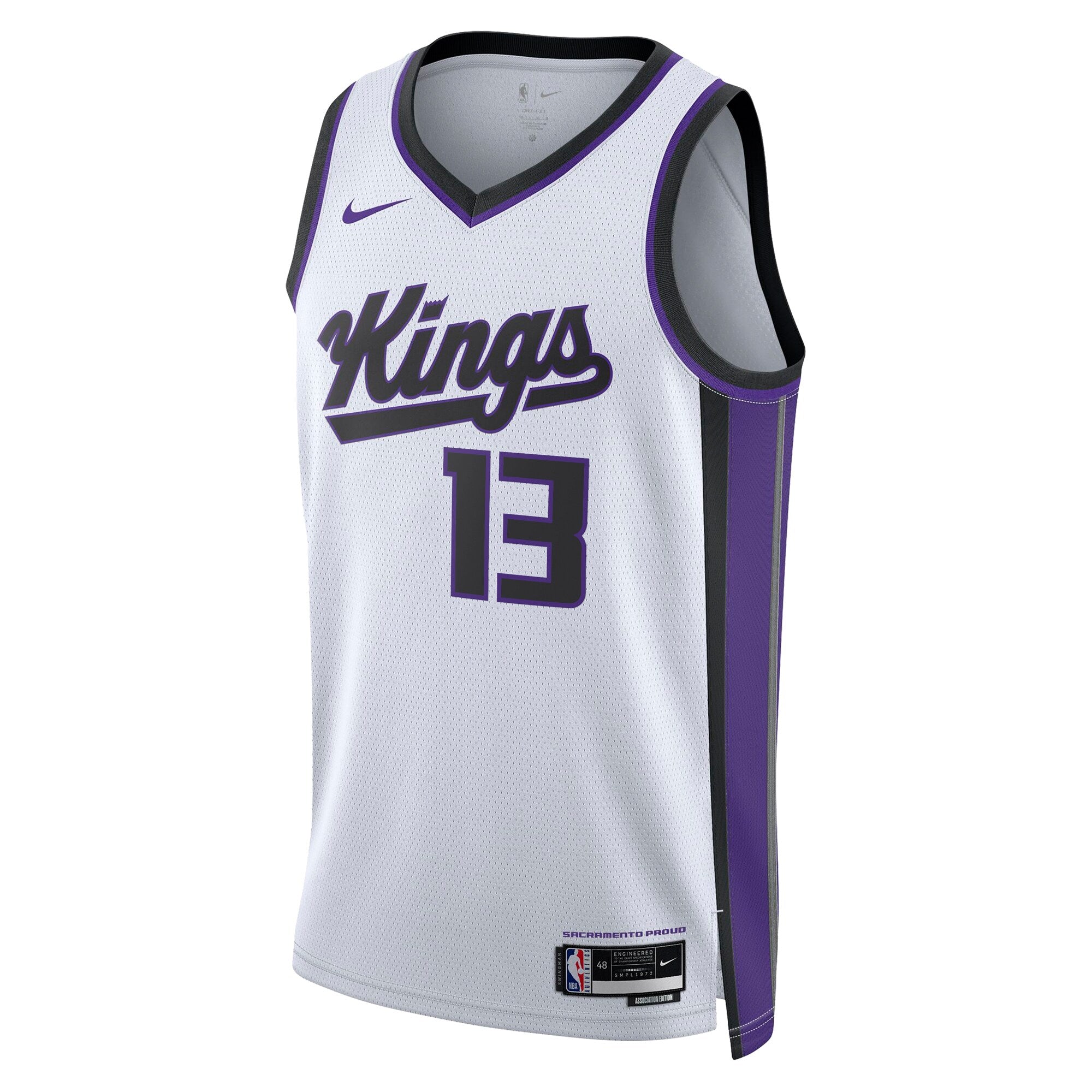 Keegan Murray Sacramento Kings Association Edition Swingman Jersey - White - Unisex