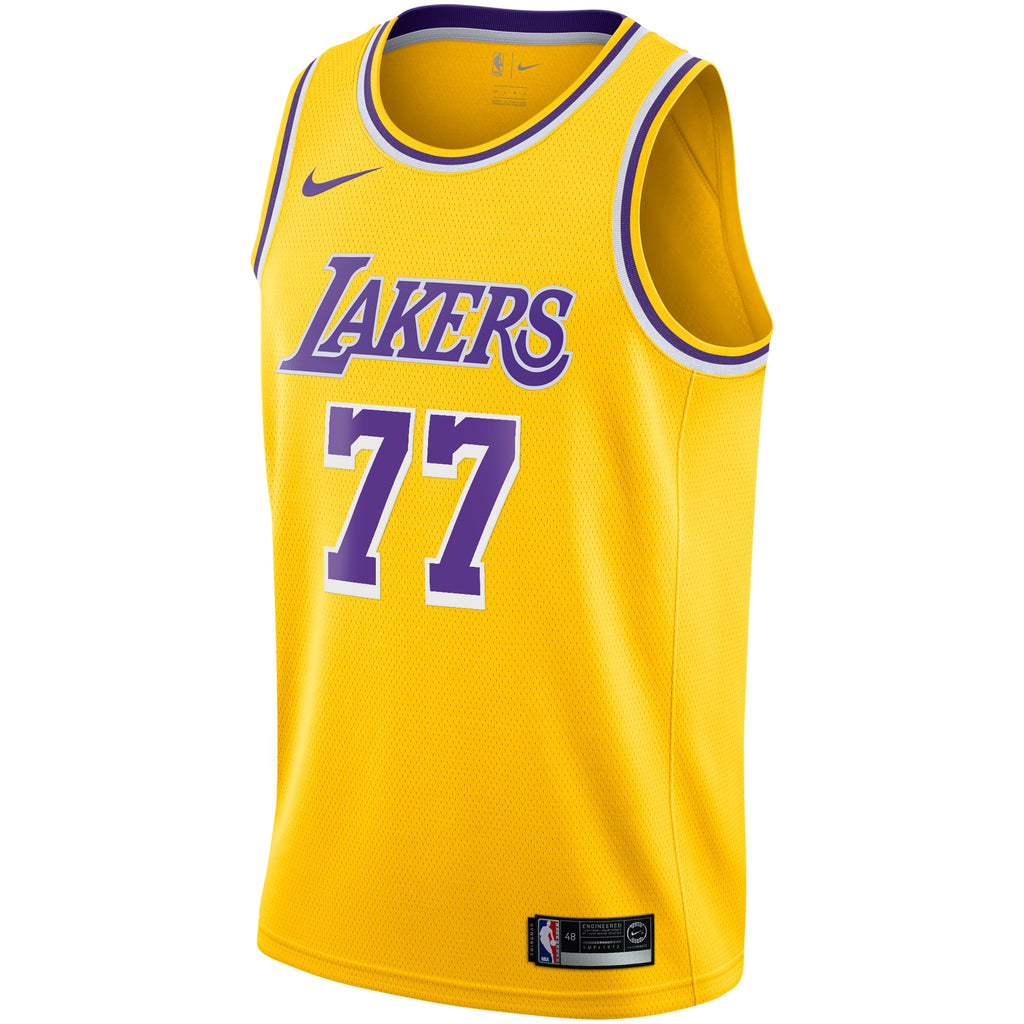 Luka Dončić Los Angeles Lakers Icon Edition Swingman Jersey - Gold - Youth