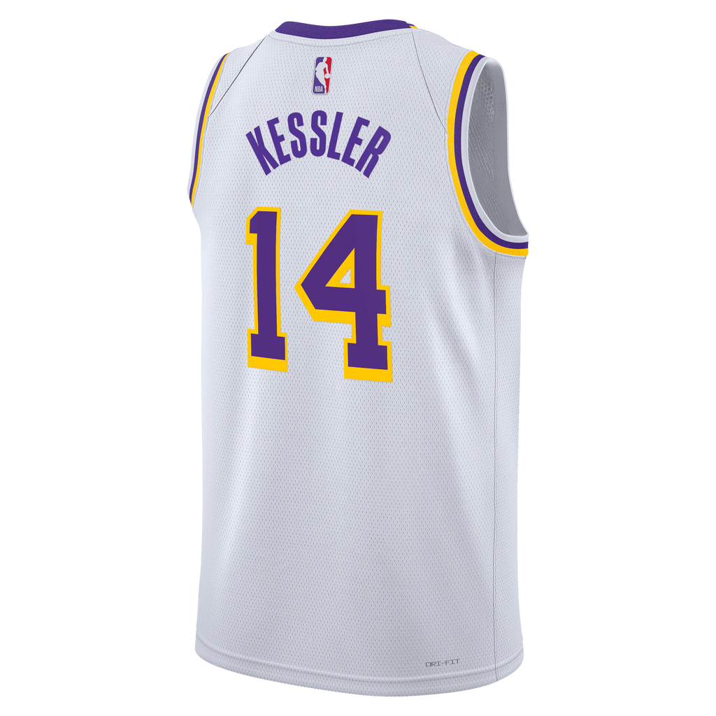 Walker Kessler Los Angeles Lakers Association Edition Swingman Jersey - White - Unisex