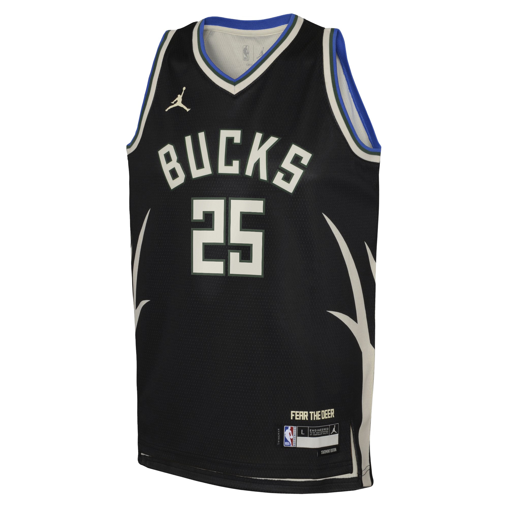 Kasparas Jakučionis Milwaukee Bucks Statement Edition Swingman Jersey - Hunter Green - Youth