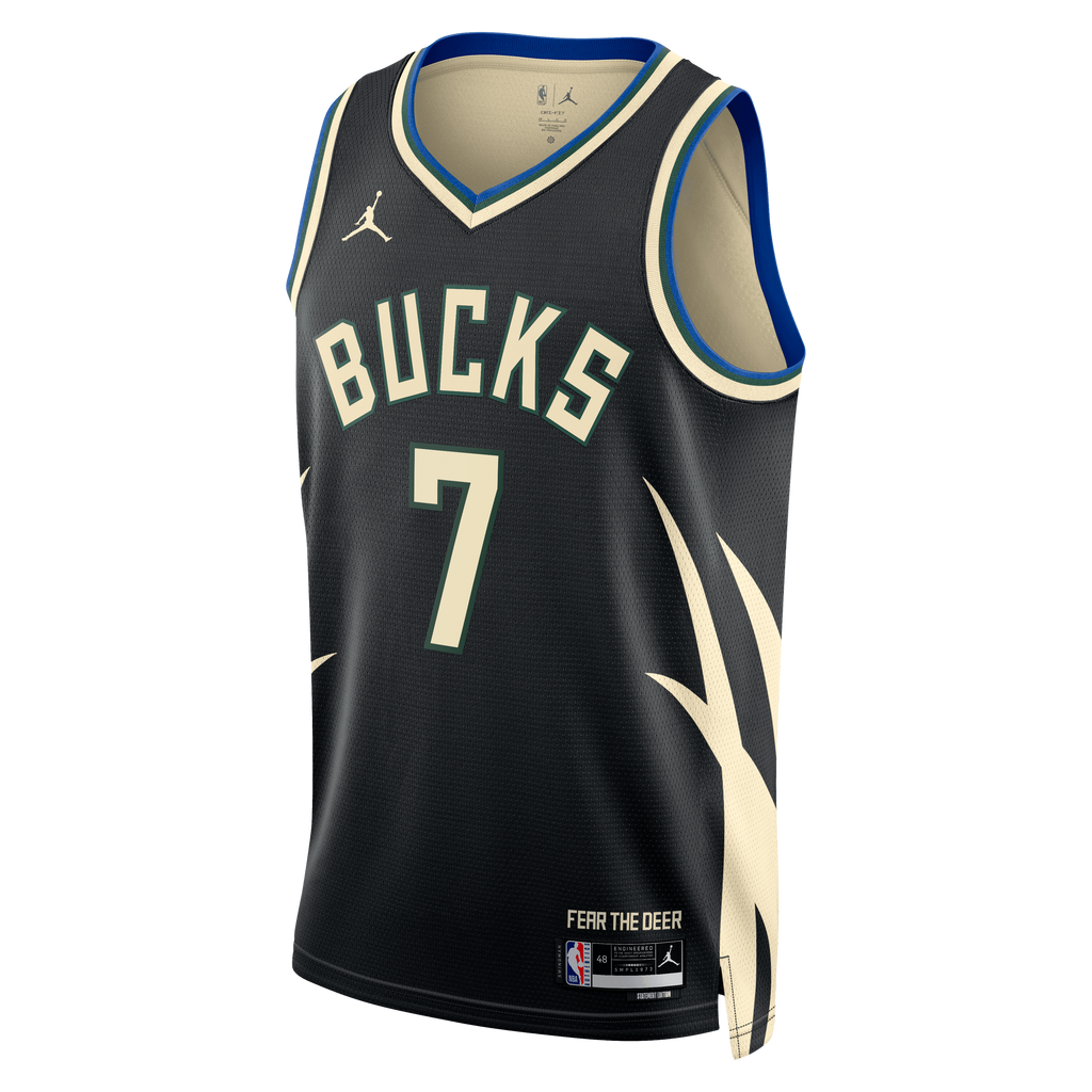 Kevin Porter Jr. Milwaukee Bucks Statement Edition Swingman Jersey - Hunter Green - Unisex